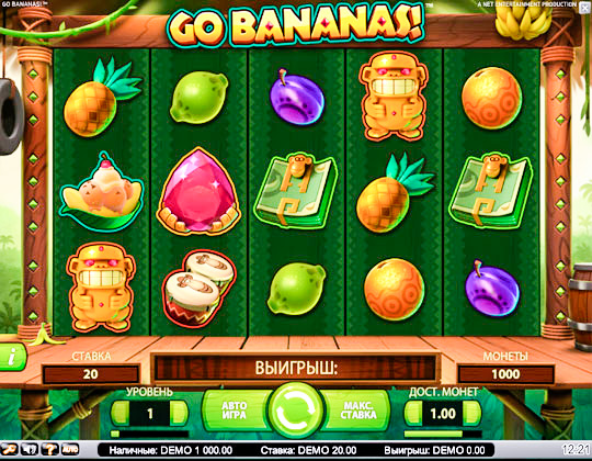 Ігровий автомат Go bananas