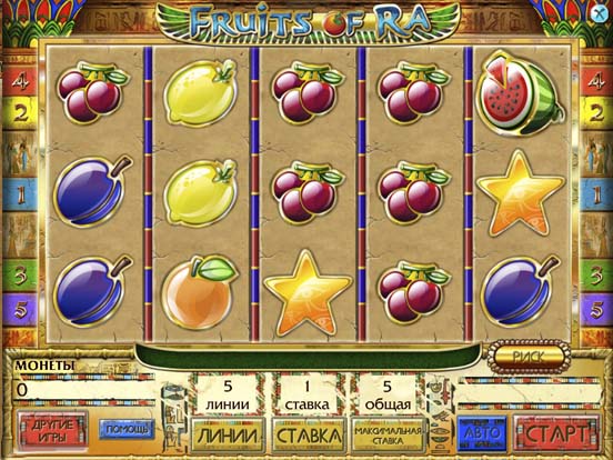 Casino Slots Fruits Of Ra